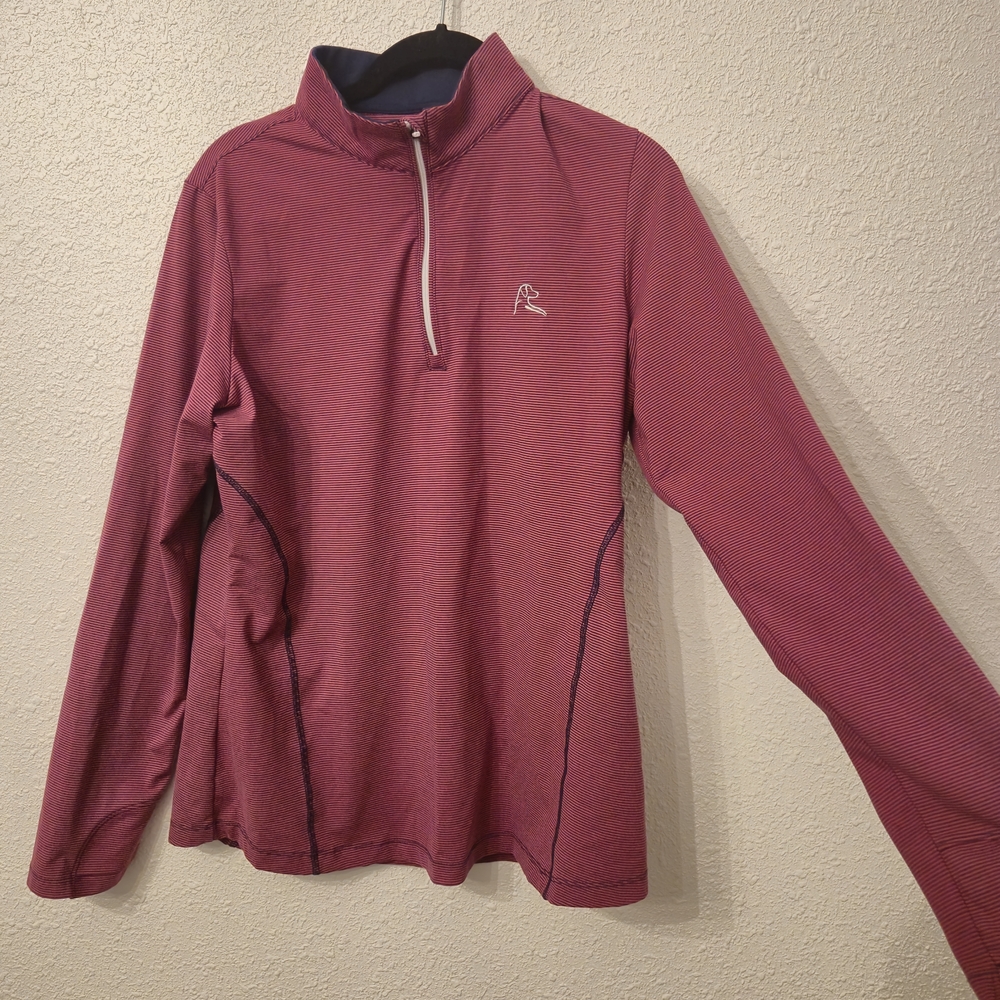 Rhoback Red Zip Pullover